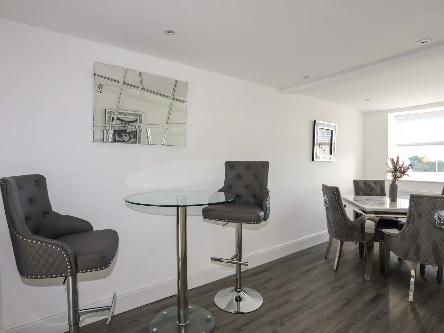 Dining space at Tyn Fridd near Criccieth